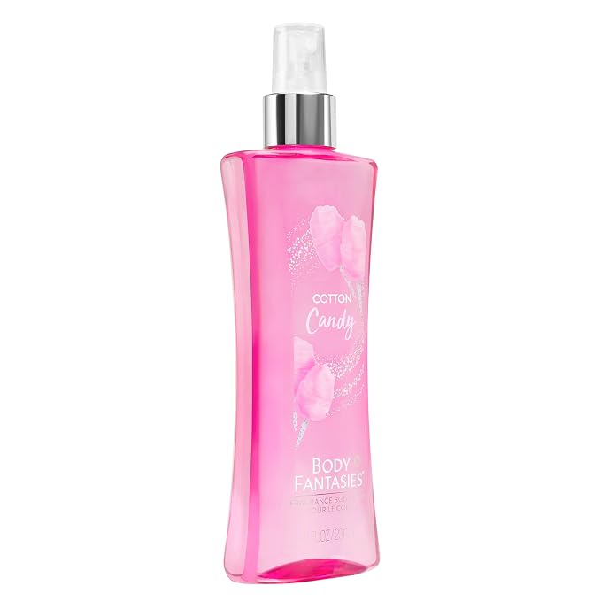 Body Fantasies Signature Fragrance Body Spray, Cotton Candy, 8 Fluid Ounce (Pack of 2)