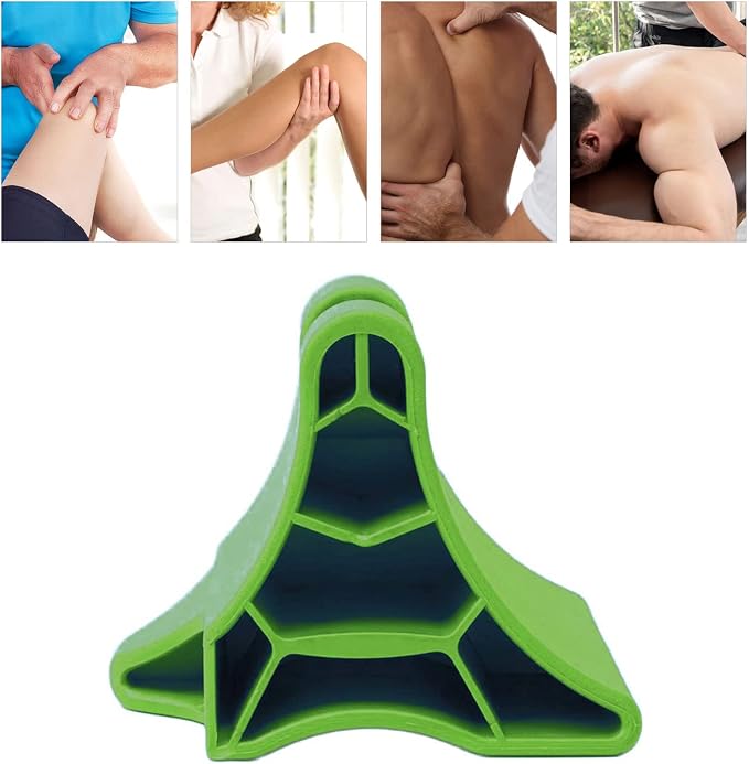 Occipital Release Tool, Portable Cervical Vertebra Suboccipital Release Device, Handheld Deep Muscle Trigger Acupressure Point Massager, Pain Relief for Headache Migraine Neck Shoulders Back (Green)