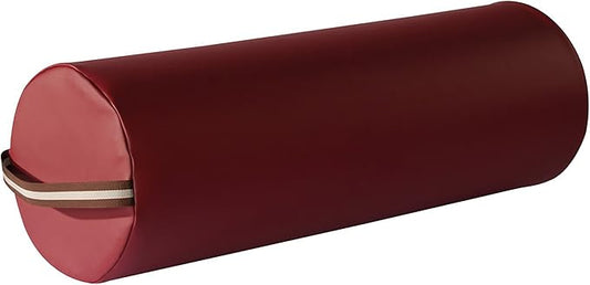 Master Massage 9" Full Round Bolster - Burgundy, 1count