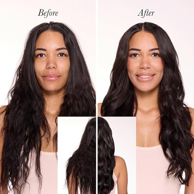 L'ANGE HAIR Le Duo Flex 360° Airflow Titanium Styler | Curling Iron with Adjustable Settings Creates Waves | Air Flow Styler Enhances Volume Locks | Dual Voltage Tool for All Hair Types (Black)