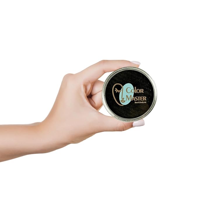 Face and Body Paint (water-based) Black (30gm) Non-Toxic High-Quality Paint for Children and Adults Halloween Makeup, Costumes, Festivals