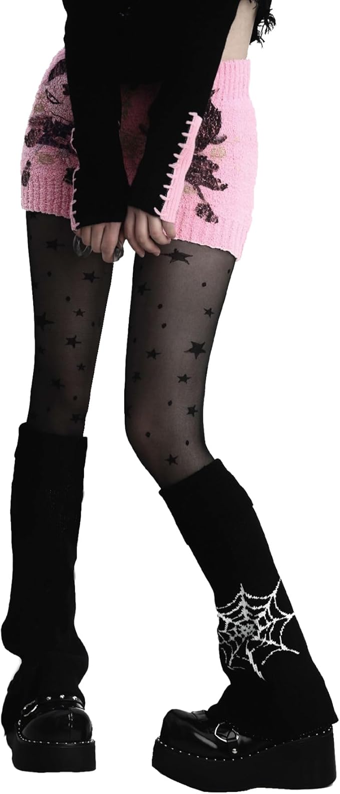 Sexybody Women's Leg Warmers Fashion Knit Warmers Long Socks Cute Y2K Kawaii Japanese Lolita Harajuku Accessories for Girls
