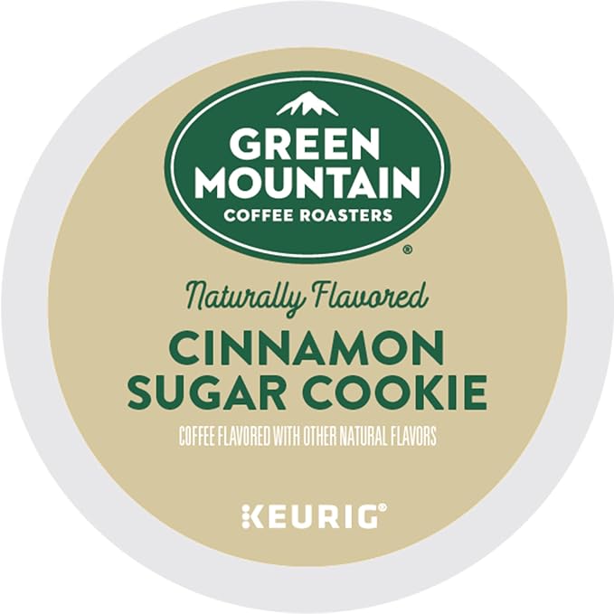 Green Mountain Coffee Roasters Cinnamon Sugar Cookie Coffee, Keurig Single Serve K-Cup Pods, 72 Count