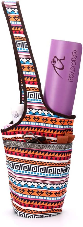 Yoga Mat Bag With Large Size Pocket and Zipper Pocket, Strap Bag, Fit Most Size Mats, Bags and Carriers for Women