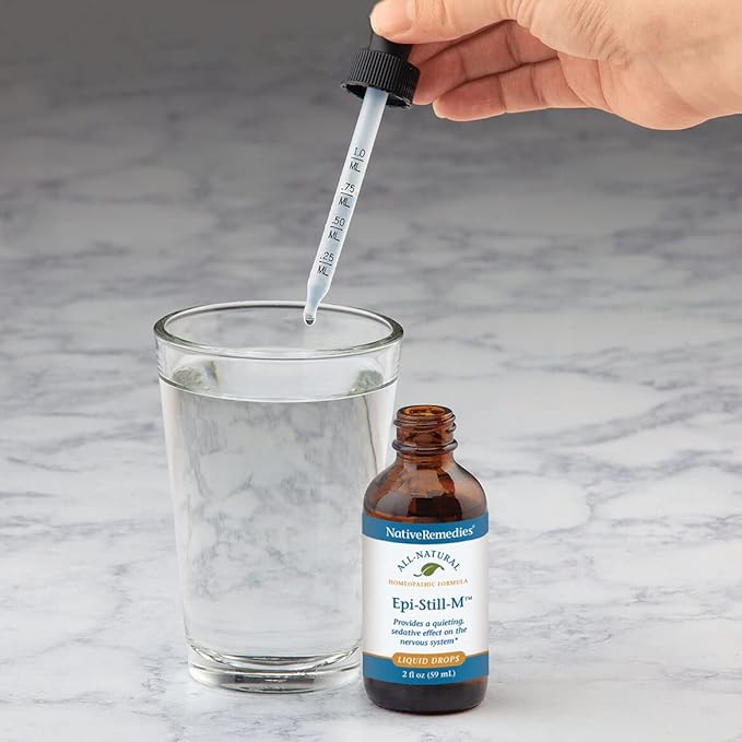 Native Remedies Epi-Still-M - Natural Homeopathic Formula Provides a Quieting, Sedative Effect on The Nervous System - Reduces The Frequency of Stress-Induced Episodes - 59 mL