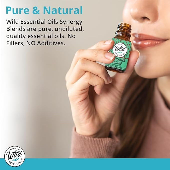 Wild Essentials Health Defense 100% Pure Essential Oil Synergy Blend - 10ml, Premium Grade - Four Thieves Blend, use for Immune Boost, Congestion, Energizing, Mood Boost