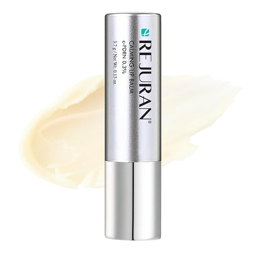 REJURAN® Calming Lip Balm, c-PDRN® – Deep Moisturizing & Soothing Care for Dry, Chapped Lips with Shea Butter & Jojoba Ester, Non-Sticky Formula. Gentle on All Skin Types, Korean Lip Care. (3.7g)