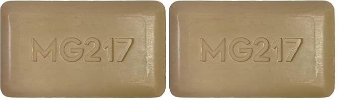 MG217 Psoriasis Dead Sea Exfoliating Bar Soap, Heal & Condition with Dead Sea Salt, Bee Propolis, Vitamin D3 for Psoriasis Skincare, 5oz (Pack of 2)