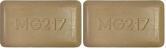 MG217 Psoriasis Dead Sea Exfoliating Bar Soap, Heal & Condition with Dead Sea Salt, Bee Propolis, Vitamin D3 for Psoriasis Skincare, 5oz (Pack of 2)