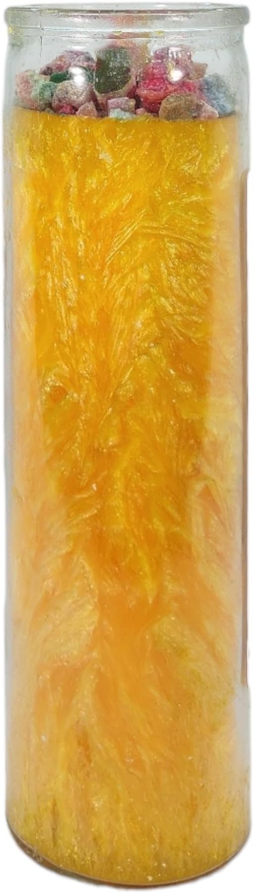 Blockbuster -Palm Wax Spiritual Intention Spell Candle-[Yellow] | Vela CASA ESOTERICA PERFUMADA- (ROMPE BLOQUE)