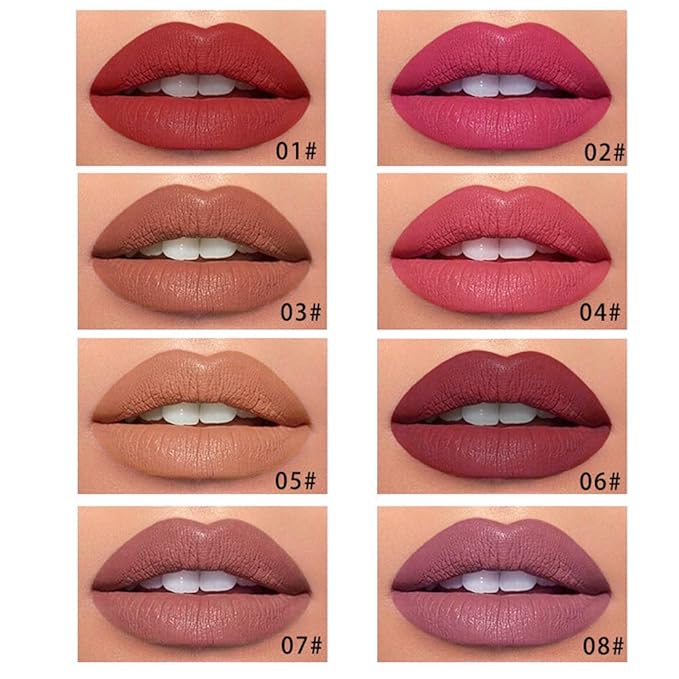 Kaely 2Pcs Dark Red Longwear Liquid Lip Liner Waterproof, 24 Hour Long Lasting Lip Liner Stain Marker Pen, 2-in-1 Matte Semi Permanent Lipliner & Lipstick, Vegan & Cruelty-Free, 01+06