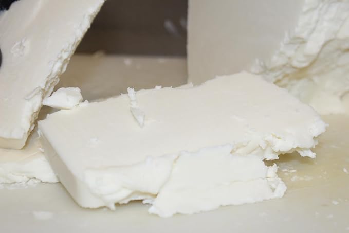 3CAYG 5lb Pail White Refined Shea Butter Deoderized Skin and Hair Body Butter Use for Soapmaking and Whipped Body Butter