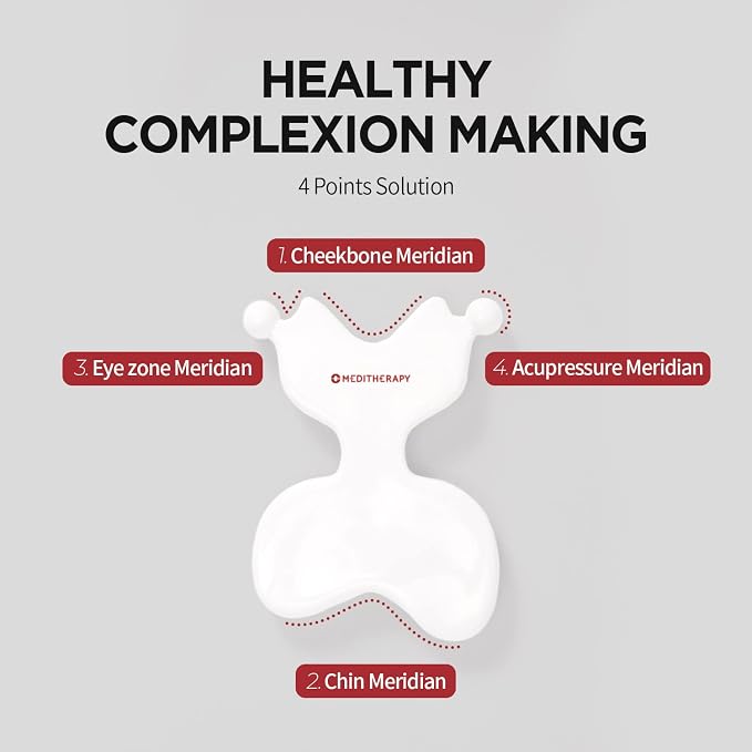 MEDITHERAPY LIF-me Guasha,Ceramic Gua Sha,Face Massage Tool, Facial Guasha, Guasha Board, Face Lift, Muscle Relief