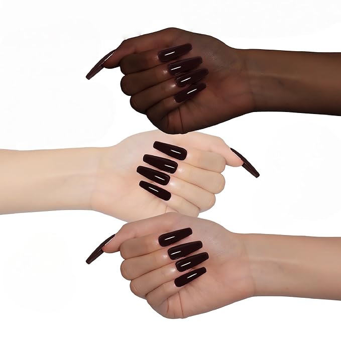 YTD Likomey Dark Maroon Red Gel Nail Polish,15ml Salon Home DIY Manicure and Pedicure Fall Winter UV Color Varnish,CS414