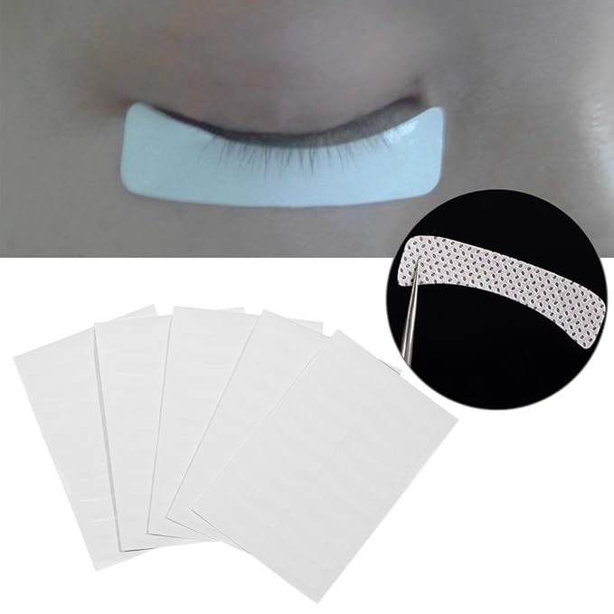 100 pcs eye pads for eyelash extensions, eyelash extensions eye pads, under eye lip patch pad non-woven eyes stains tinting makeup tool Cosmetic tool