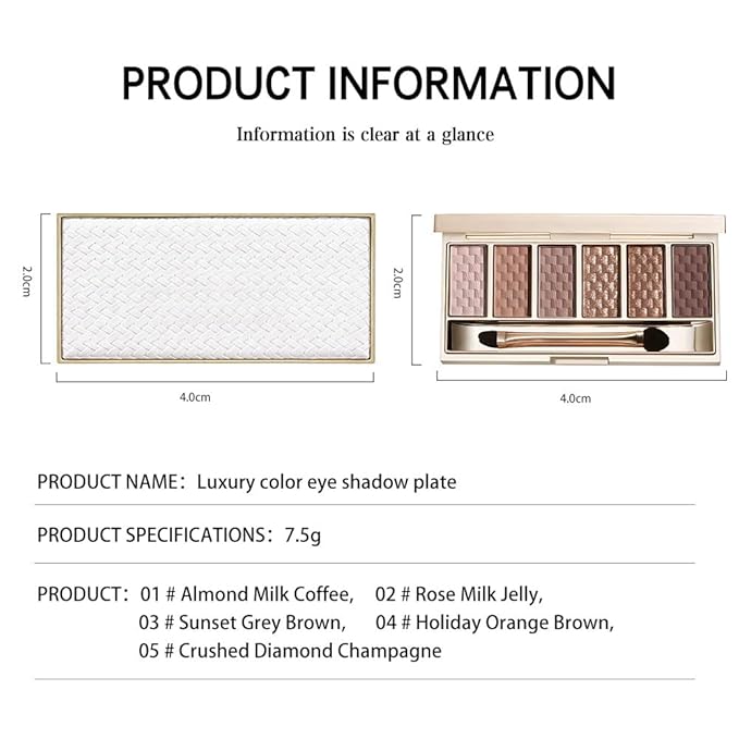 Neutral Nude Brown Eyeshadow Palette–6Matte&Shimmer Shades, Blendable Long-Lasting Eye Shadow Kit for Natural Everyday Makeup, Soft Glam Looks&Mature Eyes, Smooth Formula, Valentine’s Day Gift for Her