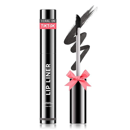 OETUIOW Lip Stain Peel Off, Transfer Proof & Plumping, Non-Stick Cup, Black Color