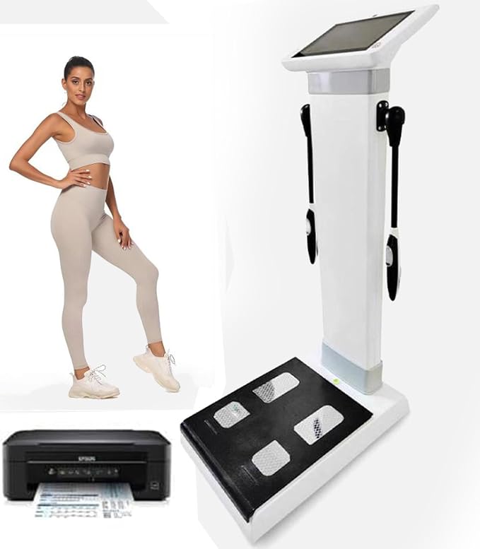 Body Composition Analyzer,10.1 inch Body Fat Analyzer,HD Touch Bioimpedance Analysis Machine,Height Test Height Body Fat Analyzer,Body Fat Scale