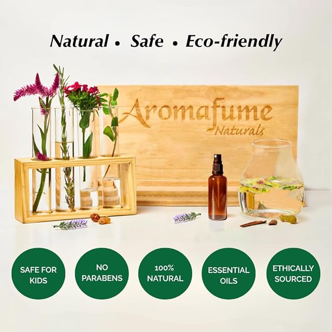Orange Room, Linen & Pillow Spray by Aromafume | 100ml/3.38 fl oz | with Pure Orange Essential Oil | Aromatherapy Spray | Mist for Bedding, Fabrics