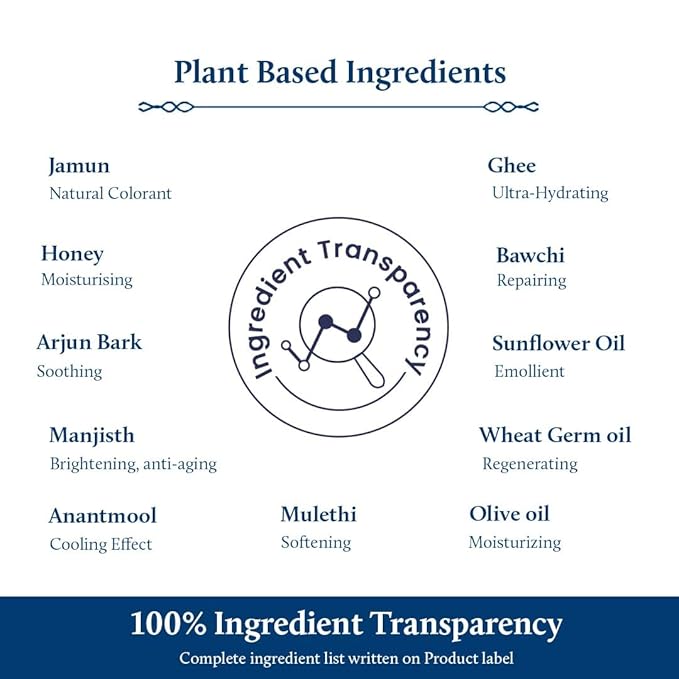 Blue Nectar Lip Tint Stain for Luscious Tinted Lips | Natural Blackberry Lip Moisturizer for Dry Skin | Organic Lip, Cheek & Eye Tint (0.35 Oz)