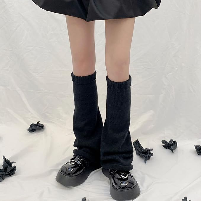 Sexybody Women's Leg Warmers Fashion Knit Warmers Long Socks Cute Y2K Kawaii Japanese Lolita Harajuku Accessories for Girls