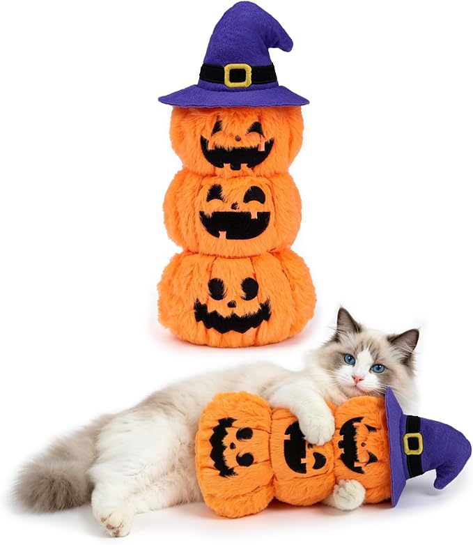 PUPTECK Halloween Catnip Cat Toys, Interactive for Kittens Indoor