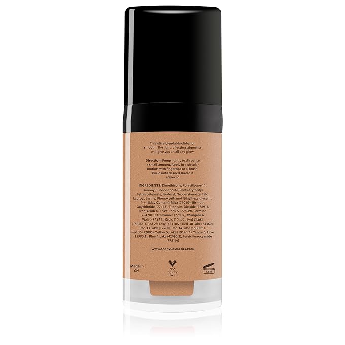 SHANY Paraben Free HD Liquid Cream Blush - Creamy & Blendable Color - ANGEL TOUCH