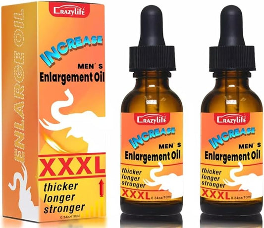 Massage Oil for Men, Male Enlarger Oil Growth Oil Fast Big Thick Long by CrazyLife for Men Enlargement 10ML by Tonisabery (2)