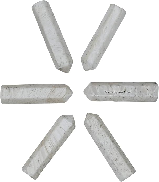 Amazing Gemstone Crystal Points Bulk Healing Crystals & Stones - Premium Single Terminated Healing Wand Point Bulk Crystals for Crafts, Crystal Grid, DIY Work
