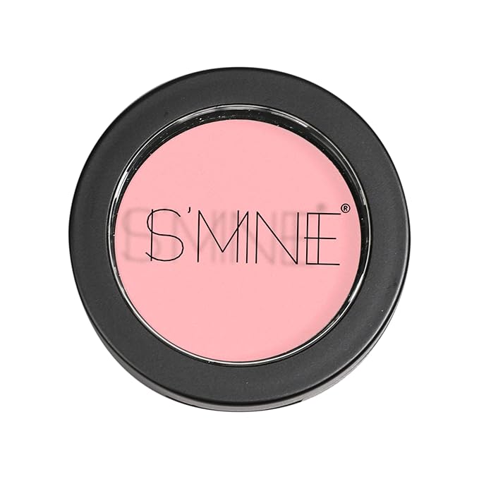IS'MINE ISMINE Single Eyeshadow Powder Palette, Matte Light Pink, High Pigment, Longwear Single Eye Makeup for Day & Night