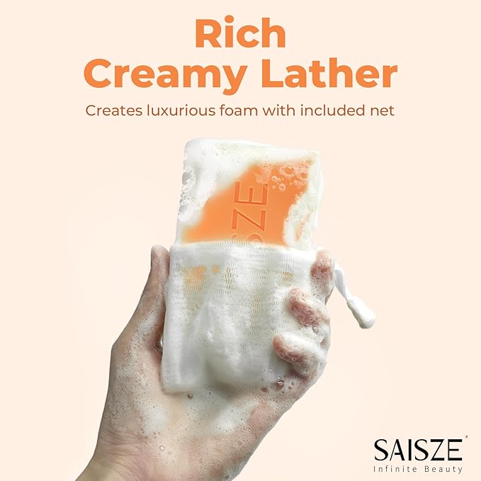 Turmeric Soap Bar, Kojic Acid Soap, 4oz x 2 BARS, Dark Spots Remover for Face and Body, Brightening, Hyperpigmentation