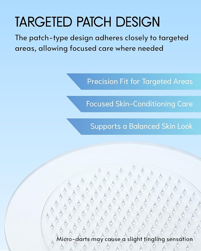 le dalcom Korean Micro-darts Patch, Early Stage Blemish Patches, Acne Care, Salicylic Acid, Tea Tree & Cica, Individual Blister Package (6 Patches)