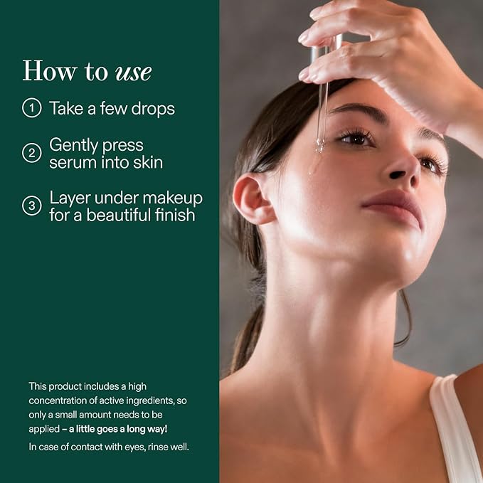 Serum for Fine Lines, 15mL | Anti-Aging Face Serum with SAPTA COMPLEX, Forsythosides B & Mango Extract | Restores Elasticity & Firms Skin | Clean, Vegan, Ayurvedic Skincare