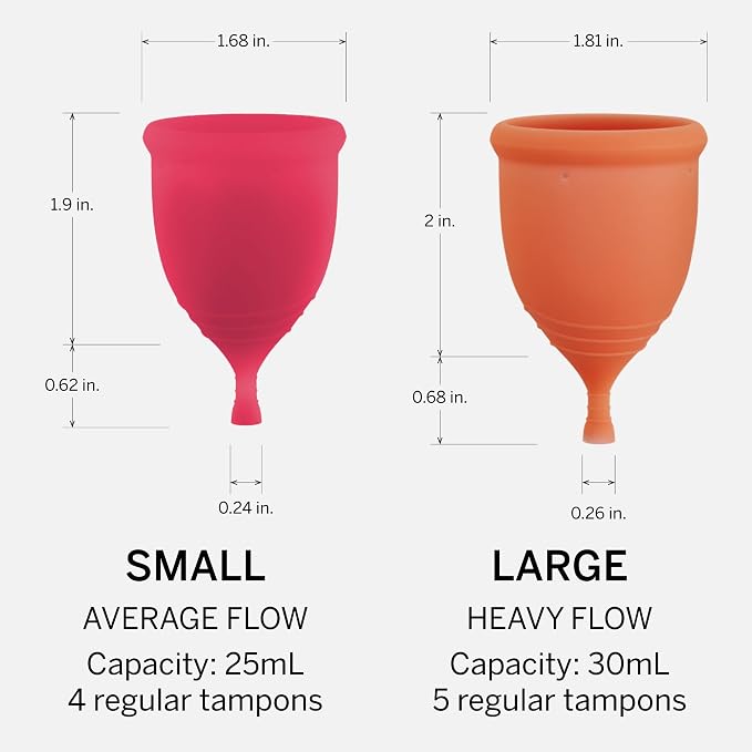 Pixie Menstrual Cups with Sterilizer - The Most Comfortable Soft Reusable Period Cup - Kills 99.9% of Germs with Clean Steam - Wash Your Cup in 3 Minutes! - Compact Sanitizer Kit for Feminine Care