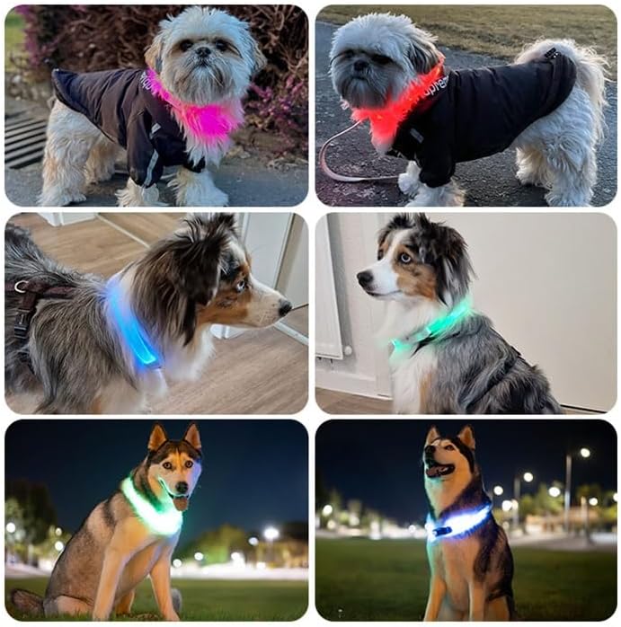 4G Dog GPS Tracker with Real-Time Location, Runaway Alerts, Activity Monitoring App, Waterproof Design & Rechargeable LED Dog Collar with 7 Color Modes, 27-Month Subscription Included – Grey Bundle