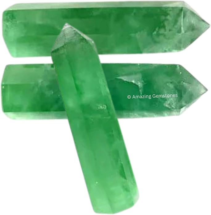 Amazing Gemstone Crystal Points Bulk Healing Crystals & Stones - Premium Single Terminated Healing Wand Point Bulk Crystals for Crafts, Crystal Grid, DIY Work