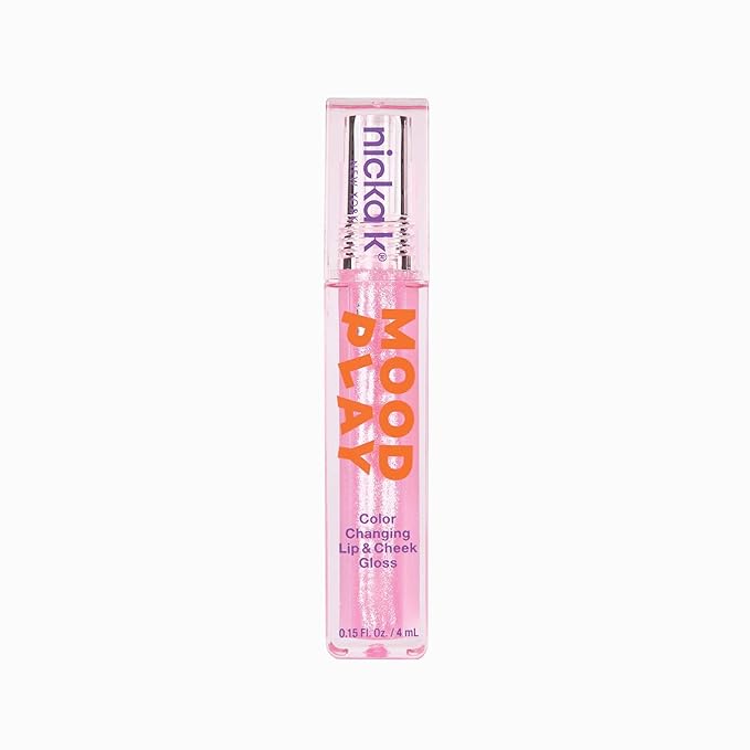 NICKA K NEW YORK Mood Play Lip and Cheek, Color Changing Lip and Cheek Stick, Gloss (Lip Gloss)
