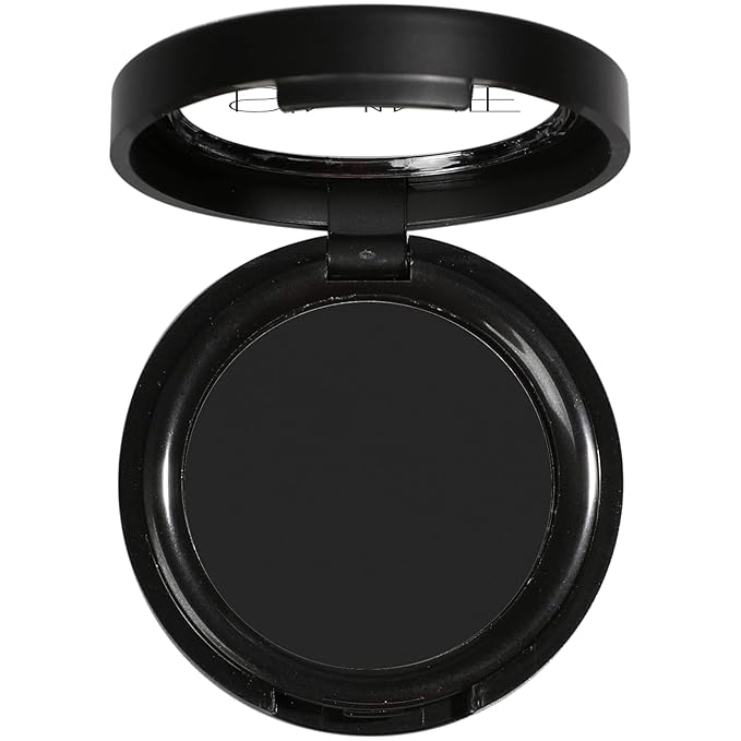 IS'MINE ISMINE Single Black Matte Eyeshadow Powder Palette High Pigment, Longwear, Intense Color Best Black Eyeshadow