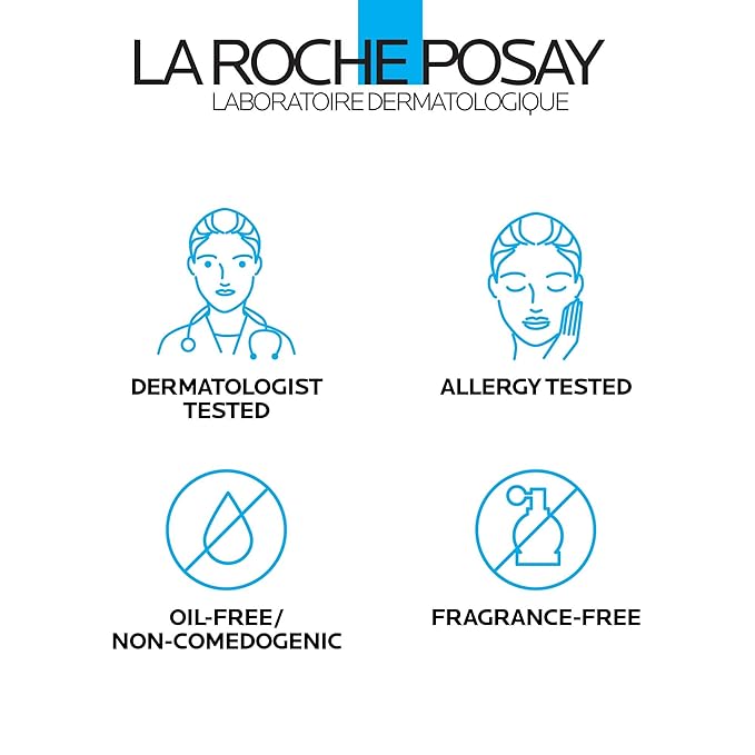 La Roche-Posay Effaclar Mat Oil-Free Mattifying Moisturizer,(Pack of 2)