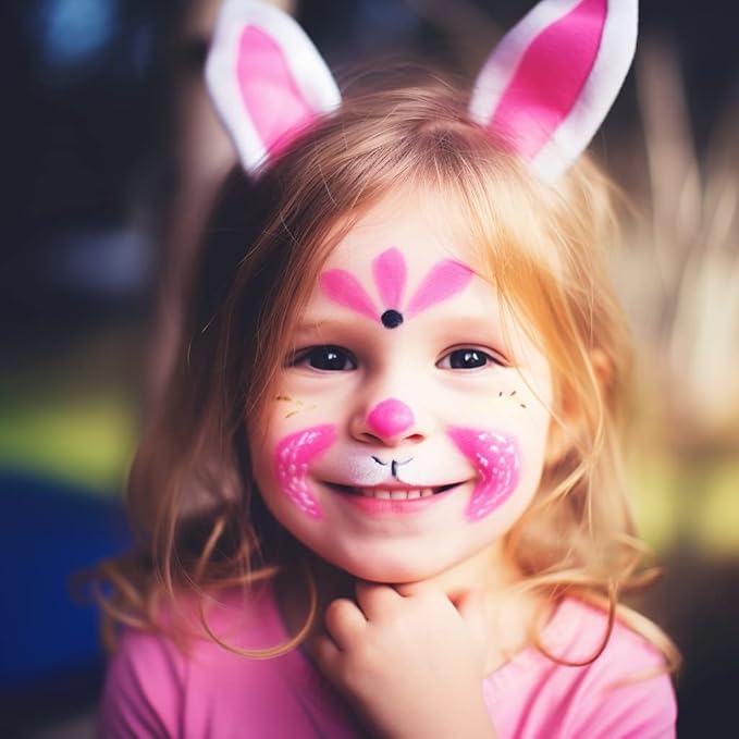 Face and Body Paint Pink(30gm)Non-Toxic High-Quality Paint for Children and Adults Halloween Makeup, Costumes, Festivals