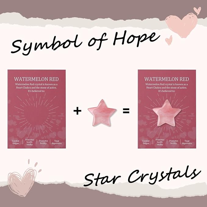 DUQGUHO Star Crystals and Healing Stones 1 inch Star Crystal Ornaments Set Energy Balancing Gemstones Meditation Polished Stone Christmas Ornaments Crystal Gifts for Women 12PCS