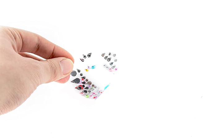 Face Gems Adhesive Glitter Jewel Tattoo Sticker Festival Gems Rave Party Body Make Up (9 PCS Z9ZAKRED-A)