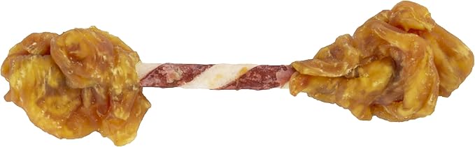 GOOD 'N' FUN Double Pops Long-Lasting Dog Treat, 5.5 oz (3 Pack) | Premium Pork and Beef Hide Chew Wrapped with Real Chicken, Supports Dental Health and Mental Stimulation, For Adult Dogs