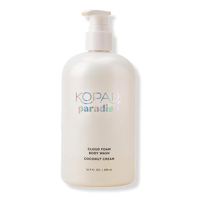 Kopari Paradiso Cloud Foam Body Wash – Coconut Cream | Hydrating Foaming Body Wash with Hyaluronic Acid & Vitamin E | Gentle Cleanse, Coconut Scent