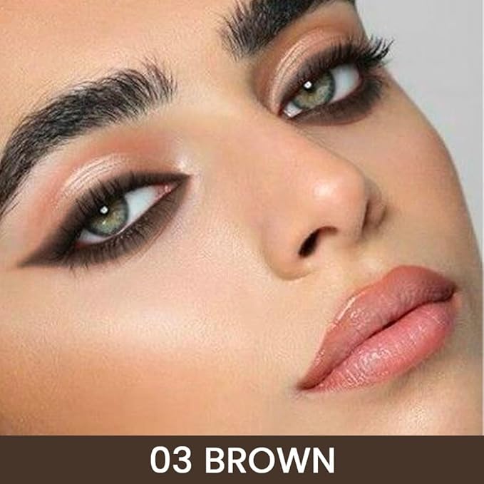 AMY'S DIARY Brown Gel Eyeliner Pencil,Waterproof Smudge Proof Eye Liner Pen,Cat Eye Goth Halloween Makeup,Eye Face Paint Lipstick Crayon,Color Colorful Eyeliner Eyeshadow Stick (brown)