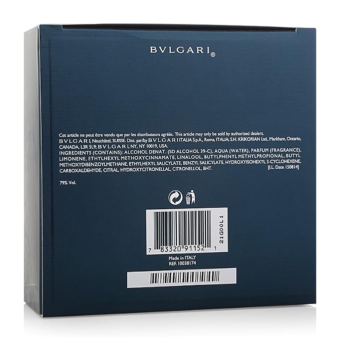 Bvlgari Aqua 3.4 Edt Sp For Men