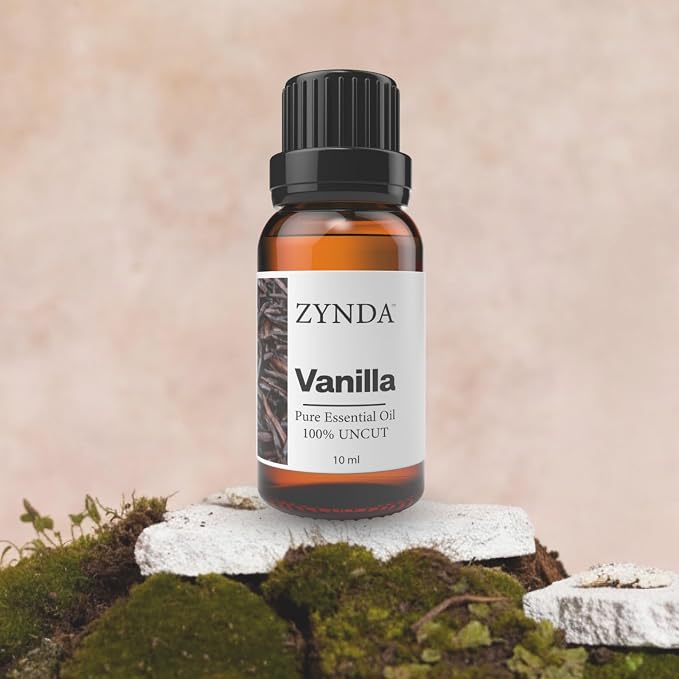 Vanilla Essential Oil for Skin Capturing Invigorating Botanicals - Luxurious 10ml Soothing Massage Vanilla Oil for Total Relaxation and Delight - Essential Oils Unveil Your Skin Natural Radiance