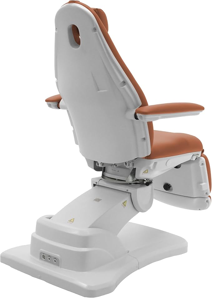 SKINACT Bents Electric Medical Spa Treatment Table Facial Massage Bed Camel Orange