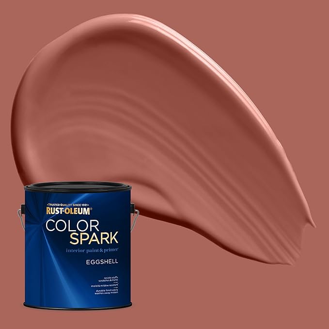 Rust-Oleum Color Spark Interior Paint and Primer in One, Eggshell, Cliffhanger, 1 Gallon