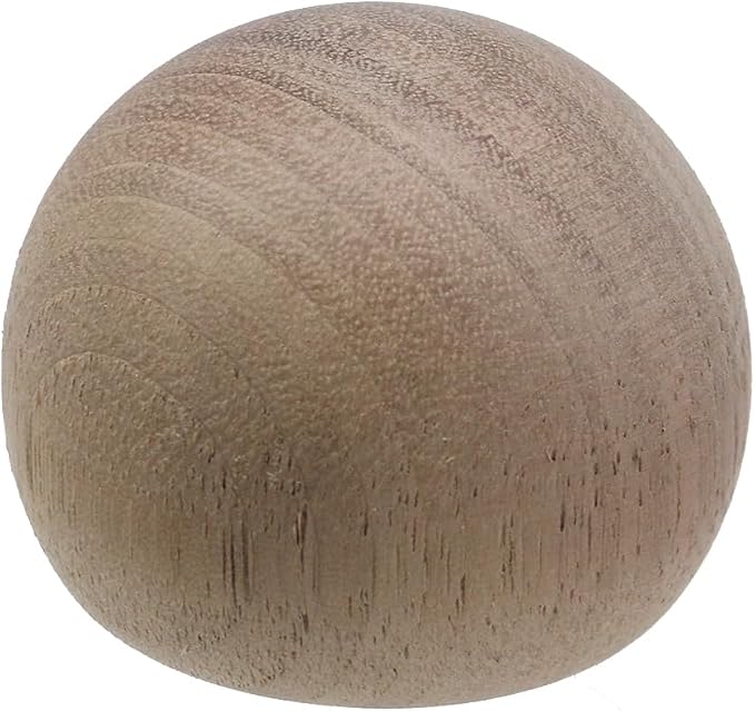 Wealrit 2 Pcs Small Round Wooden Essential Oil Diffusers, Egg-Shaped Walnut Wood Diffusers for Essential Oils Wooden Aromatherapy Diffusers(Walnut)